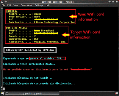 how to hack WiFi password using Goyscript